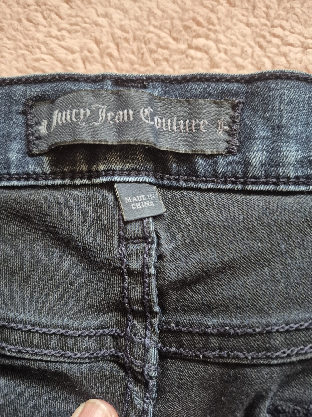 Juicy Couture Dark Blue Skinny Jeans - Picture 5 of 7